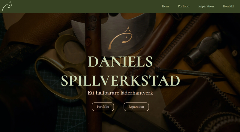 Daniels Spillverkstad Hemsida